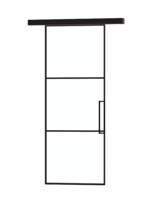 Stel een Schuifdeur met het ontwerp '3 vlaks' samen