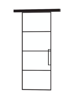 Stel een Schuifdeur met het ontwerp '4 vlaks' samen